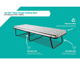 Jay-Be® Value Folding Bed with Rebound e-Fibre® Mattress - Single