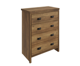 Boston 4 Drawer Chest Knotty Oak