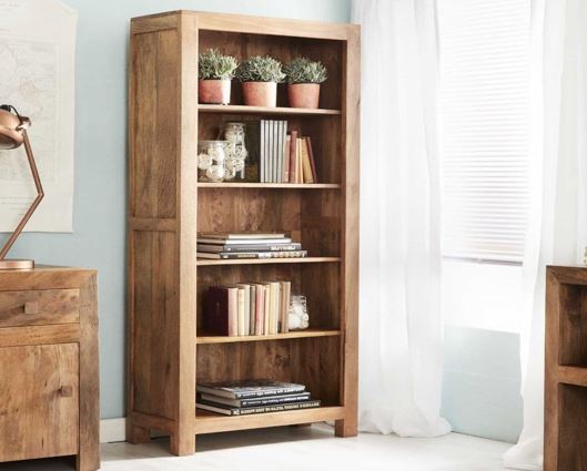 TOKO LIGHT MANGO LARGE OPEN BOOKCASE