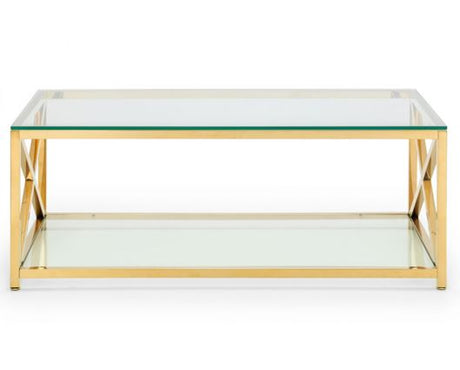 MIAMI COFFEE TABLE - GOLD