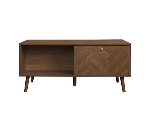 Herringford 1 Drawer Coffee Table - Walnut