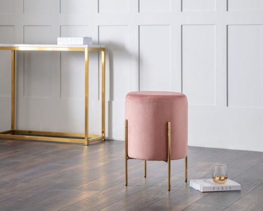 HARROGATE STOOL - PINK