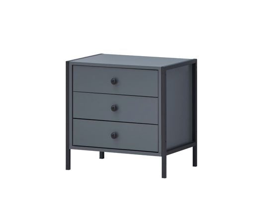 Zahra Nightstand with 3 Drawers