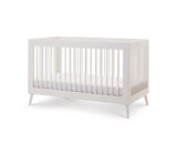 Maya Cot Bed - White with Acrylic