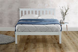 Denver Double Bed - White