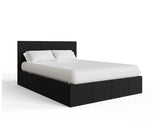 end lift ottoman 120cm black