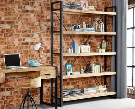 COSMO INDUSTRIAL LARGE OPEN BOOKCASE