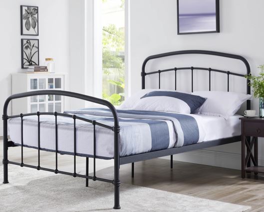 Halston 3.0 Single Black Bed