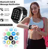 Smart Watch for Men Women - Black