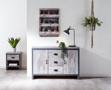 Boston 2 door 3 drawer sideboard grey