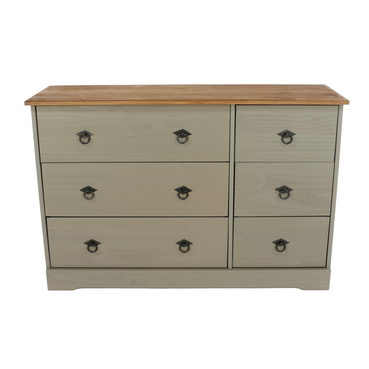 Corona Classic 3+3 drawer wide chest of drawers
