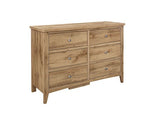 Hampstead 6 Drawer Chest Oak
