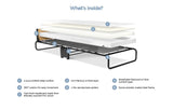 Jay-Be® Revolution Folding Bed with Memory e-Fibre® Mattress - Single