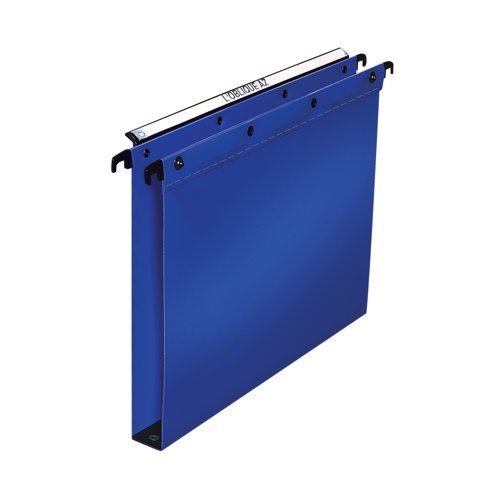 Elba Suspension File PP 30mm Foolscap Blue (25 Pack) 100330371