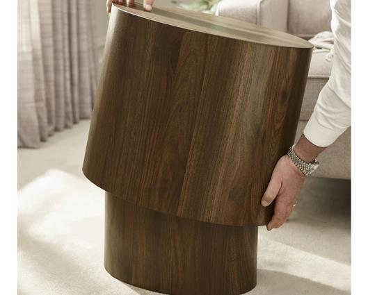 Toba Oval Nest of Tables Walnut