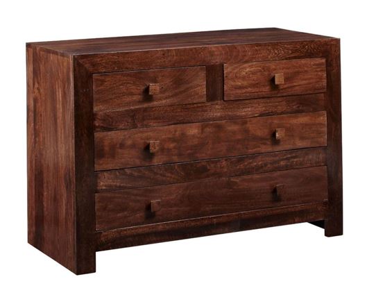 TOKO DARK MANGO 4 DRAWER DRESSING CHEST