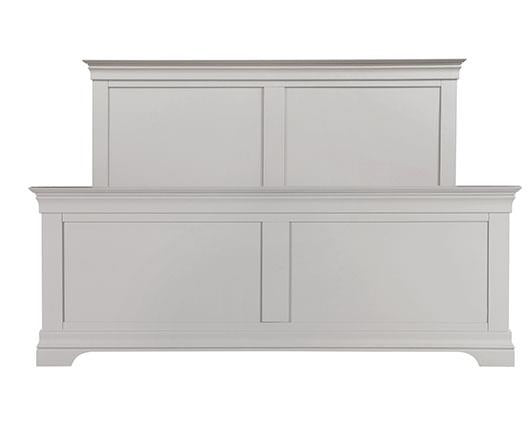 BORDEAUX 5' HIGH END BED - PEBBLE GREY
