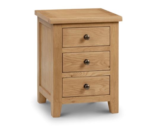 MARLBOROUGH 3 DRAWER BEDSIDE ASS