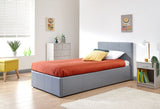 side lift ottoman 120cm grey pu