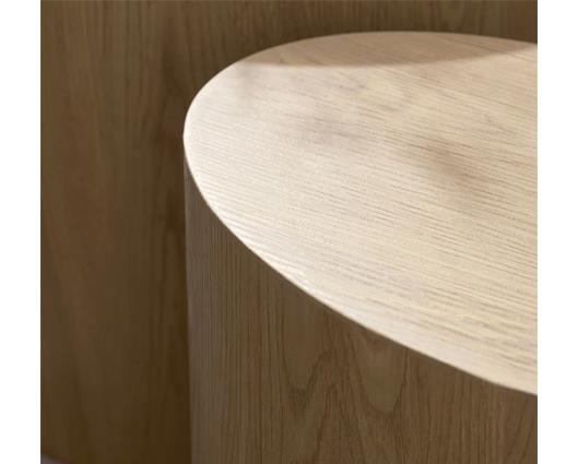 Toba Oval Nest of Tables Light Oak