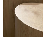 Toba Oval Nest of Tables Light Oak