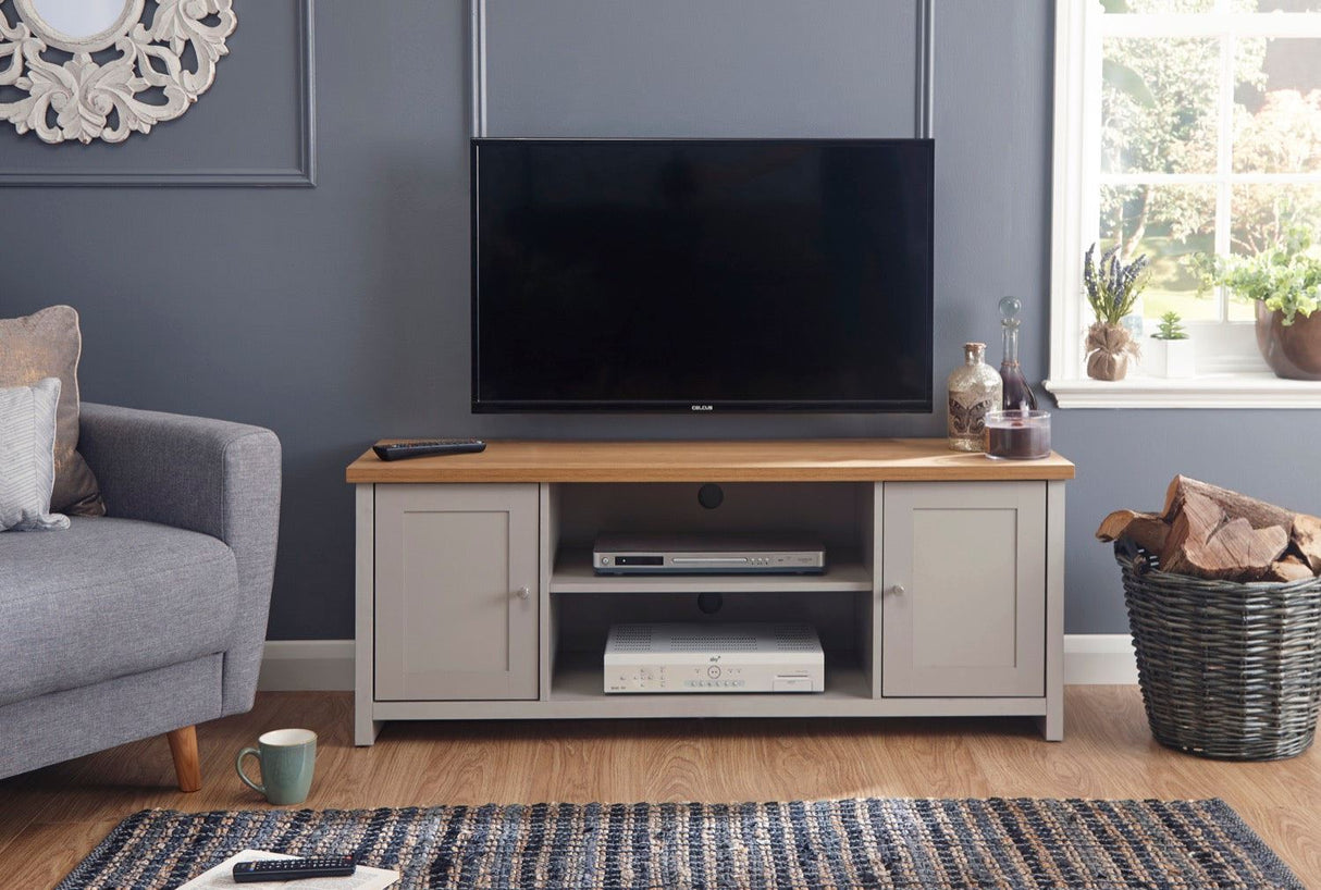 Lancaster Large TV Cabinet Grey