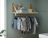 Maya Shelf - White with Natural