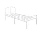 Milton Double Bed - White