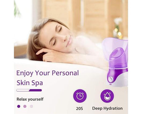 Facial Steamer and Nasal Steam Inhaler Set