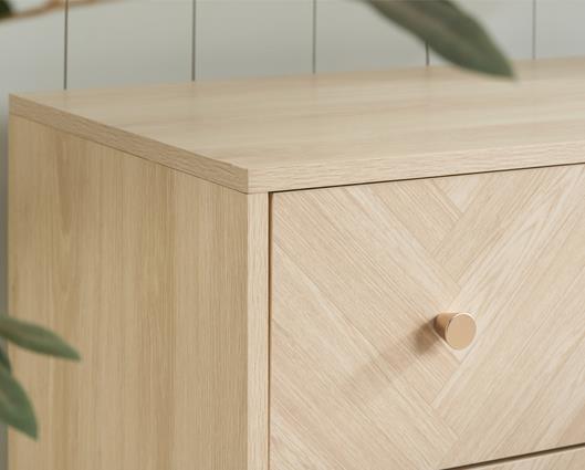Herringford 4 Drawer Chest Oak