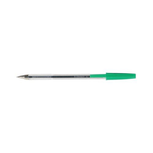 Q-Connect Ballpoint Pen Medium Green (Pack of 50) KF01043