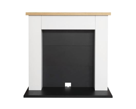 Adam Chester Electric Stove Fireplace in Pure White, 39 Inch