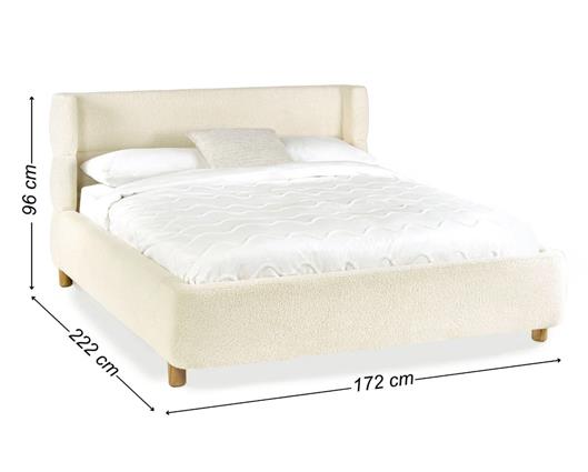 Oberon Boucle Bed Cream - King