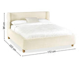 Oberon Boucle Bed Cream - King