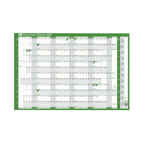 Sasco Fiscal Year Planner 2025-2026 SY1075225