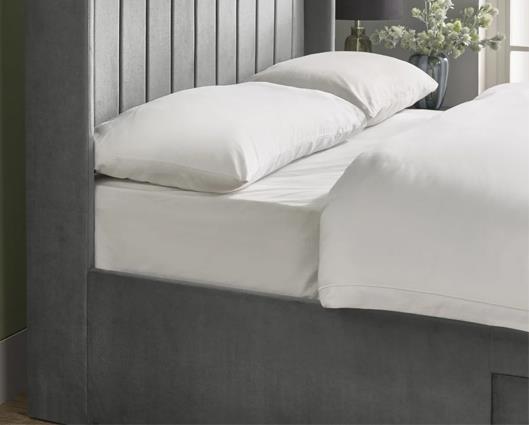 Leila Dual Storage Door Bed Steel Grey - Double