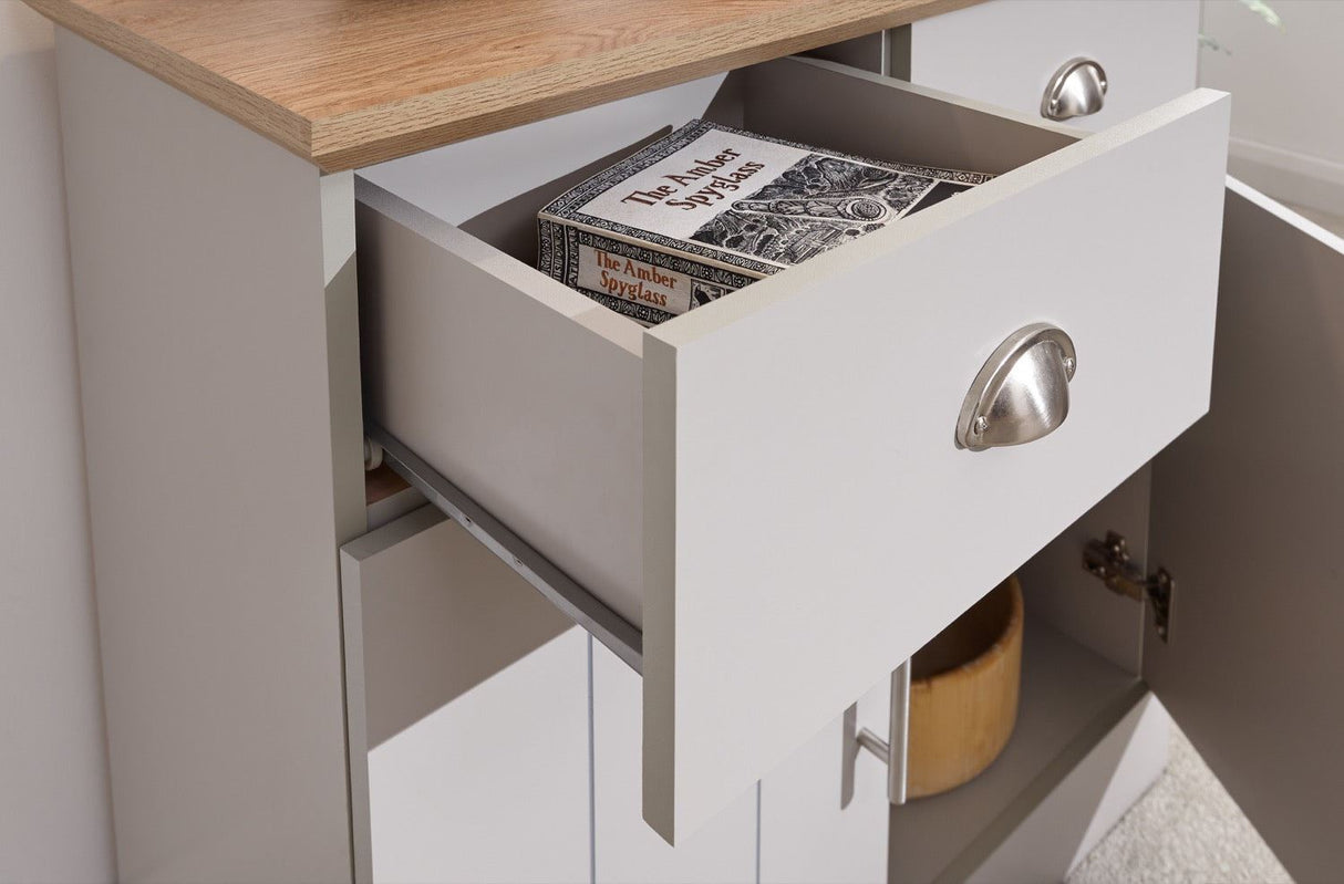 Kendal compact sideboard grey