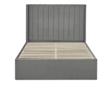 Leila Dual Storage Door Bed Steel Grey - King