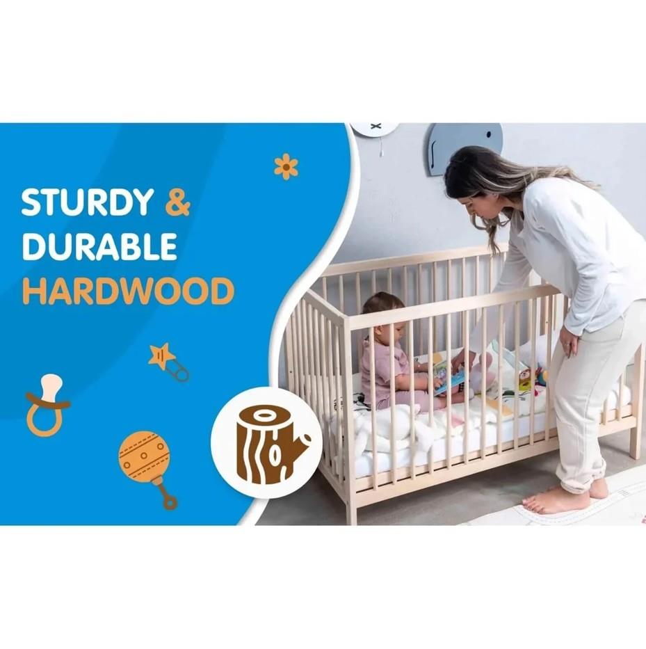 Ella Wooden Cot - 120 x 60