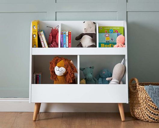 Maya Toy Storage - White with Natural