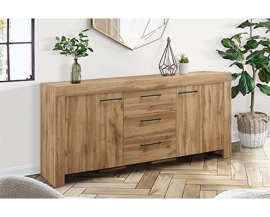 Compton 3 Drawer 2 Door Sideboard