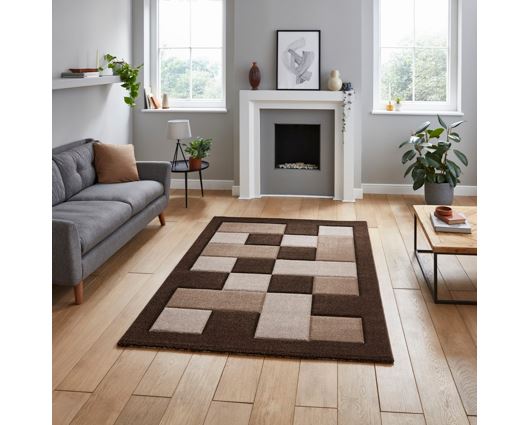 Brooklyn BRK04 Brown/Beige - 120 x 170