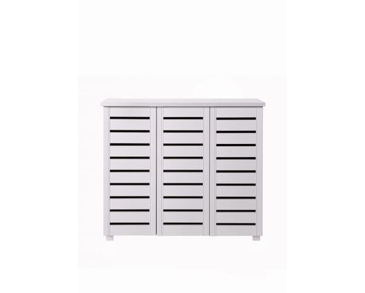 3 Door shoe cabinet