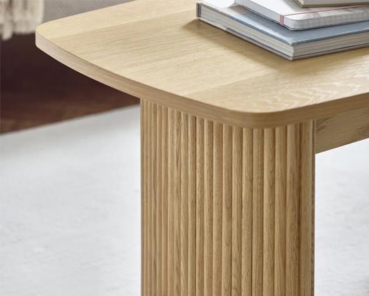 Louis Compact Coffee Table Light Oak