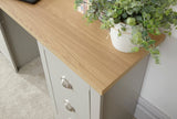 Lancaster study desk grey