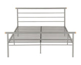 Orion Small Double Bed - Silver