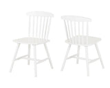 EMERY DINING CHAIR (X2 PER BOX) - WHITE