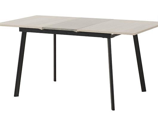 AVERY & LUKAS EXTENDING DINING SET (X4 CHAIRS) - CONCRETE/EMERALD GREEN VELVET