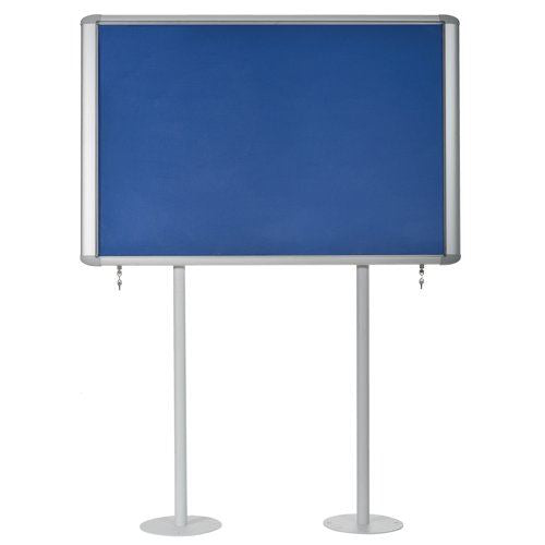 Bi-Office Mastervision Out Display Blue Sunken Post Top Hinged 15xA4 OMS380207760