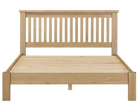 WINDSOR 5' LOW END BED - NATURAL OAK